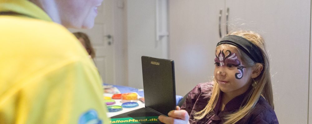 Ansigtsmaler til fødselsdag