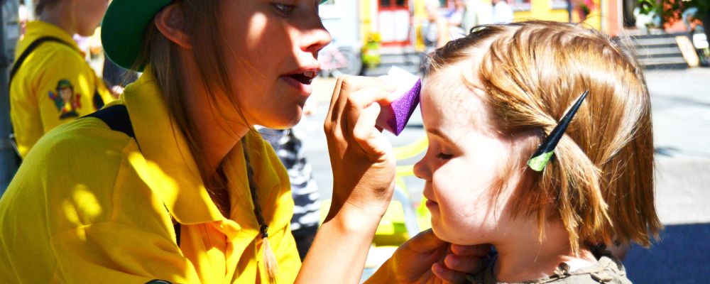 Ansigtsmaler til firmafest